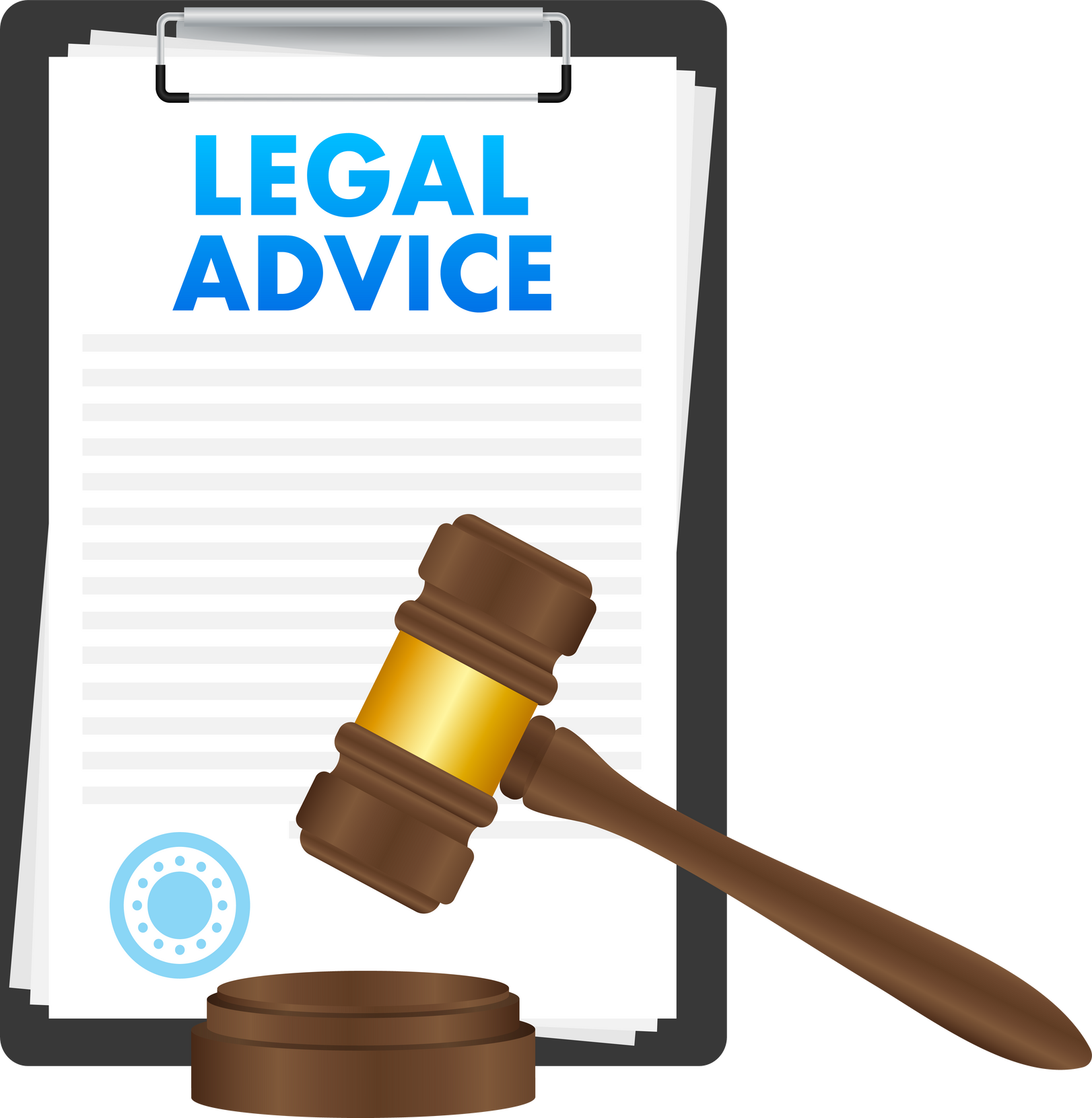 Legal advice. Justice, consultation. Client questions. Online lawyer assistance. Vector stock illustration.